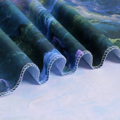 Simpkeely Colorful Clouds Tapestry, Blacklight Sky Universe Nature Abstract Surrealism Sea of Clouds Aesthetic Dream Waves UV Reactive Glowing Wall Hanging for Bedroom, Living Room