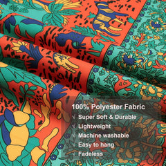 Simpkeely Tree of Life Tapestry, Aesthetic Jungle Tapestry Indian Mandala Tapestry Wall Hanging, Hippie Tie Dye Bohemian Tapestries Wall Art Décor for Bedroom, Living Room