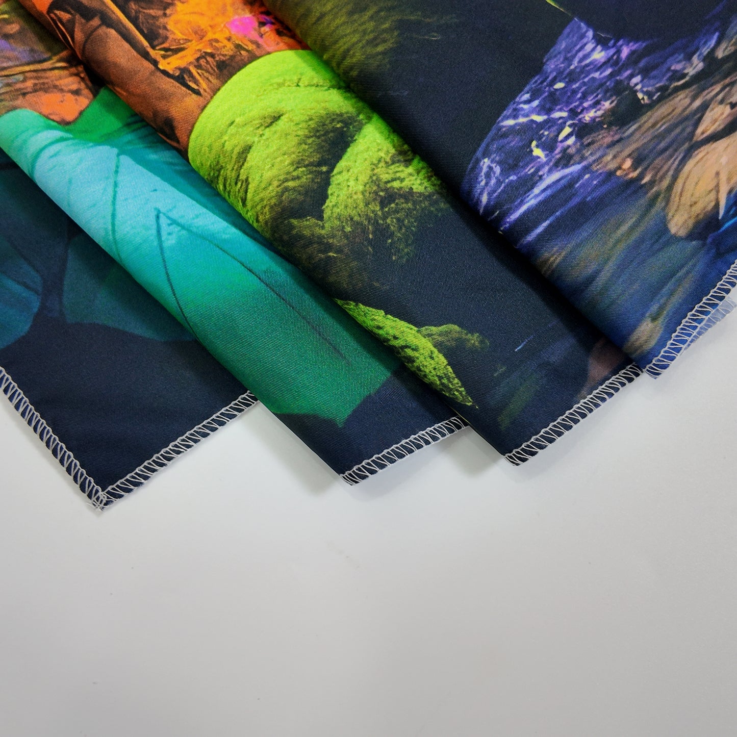Simpkeely Magical Blacklight Forest Tapestry - UV Reactive Neon Mushroom Waterfall Fairy Landscape Glow in the Dark Wall Art for Bedroom, Dorm Decor