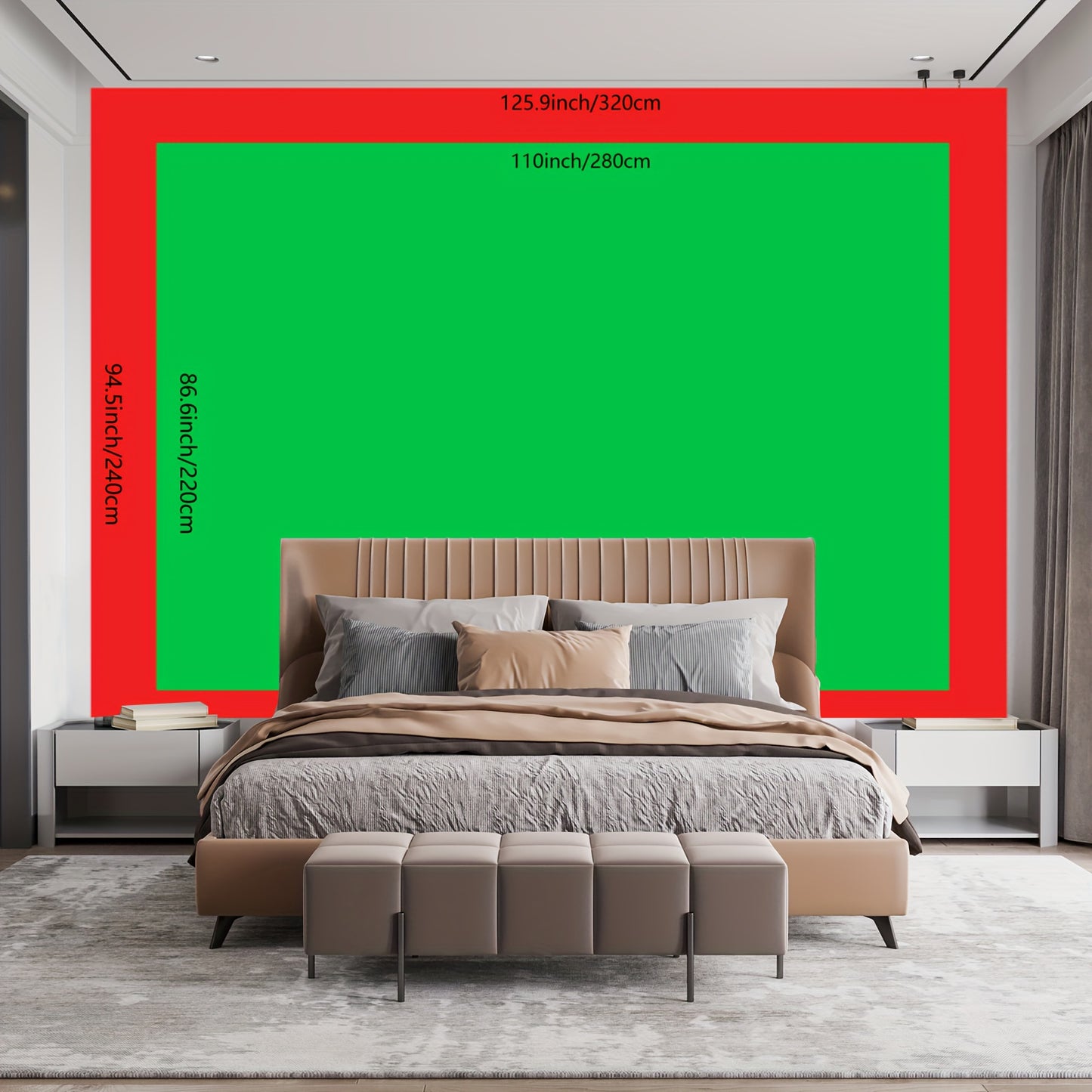 Simpkeely Romantic Starry Sky Tapestry Landscape Photo Background Cloth Wall Hanging for Living Room Bedroom Office Home Room Party Decoration Live Streaming Background with Free Hanging Clips