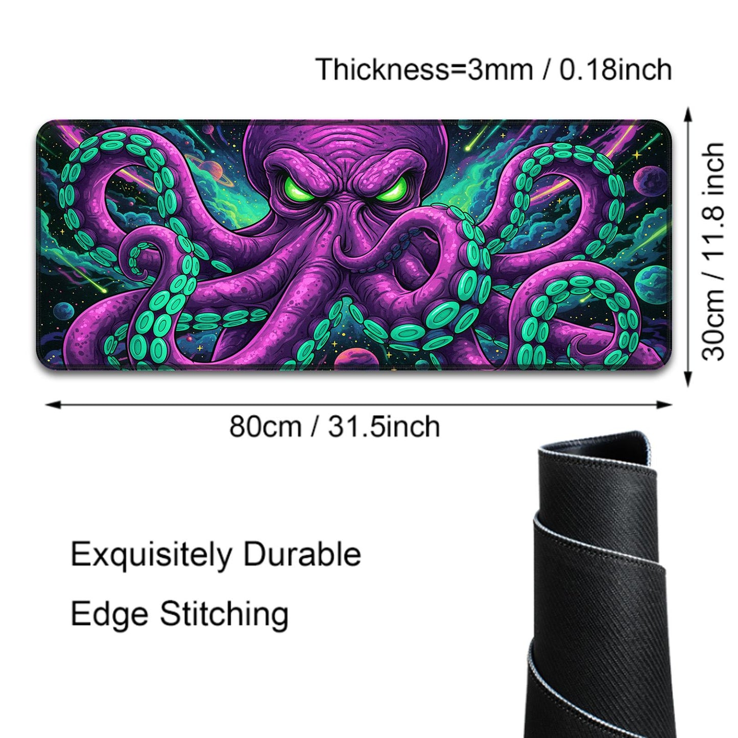 Detailed close-up of the smooth, precision-tracking fabric surface texture.