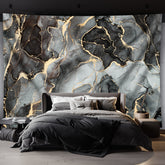Simpkeely Large Polyester Marble Texture Tapestry - Indoor Landscape Theme Decor Wall Hanging for Living Room Bedroom Office