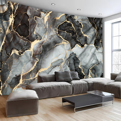 Simpkeely Large Polyester Marble Texture Tapestry - Indoor Landscape Theme Decor Wall Hanging for Living Room Bedroom Office