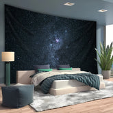 Simpkeely Cosmic Galaxy Starry Night Tapestry – Stunning Deep Space Wall Hanging for Bedroom, Living Room, or Dorm Decor, Vibrant Stars and Nebula in a Gorgeous Celestial Design