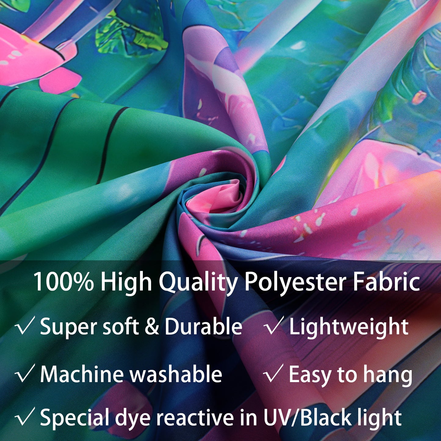 Simpkeely Fantasy Mushroom Tapestry Blacklight Neon Glow Forest Tapestry Wall Hanging Magical Landscape Wall Art for Bedroom