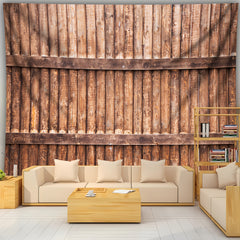 Simpkeely Interesting 3D Wooden Wall Landscape Photo Background Cloth Wall Hanging Large Size Polyester Tapestry For Living Room Bedroom Office Home Room Party Decoration Live Streaming Background Tapestry With Free Hanging Clips