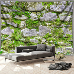 Simpkeely 3D Stone Walls Natural Landscape Photo Background Cloth Wall Hanging Large Size Polyester Tapestry For Living Room Bedroom Office Home Room Party Decoration Live Streaming Background Tapestry With Free Hanging Clips